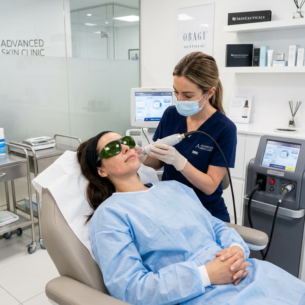 Patient receiving high-tech medical procedure at TAMC Clinic
